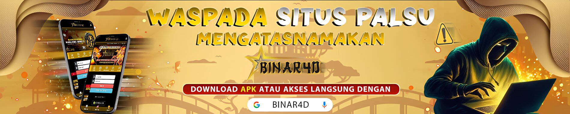 Waspada situs palsu mengatasnamakan BINAR4D